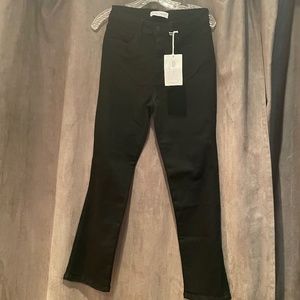 NWT Flying Monkey Button Fly Black Straight Leg Jeans